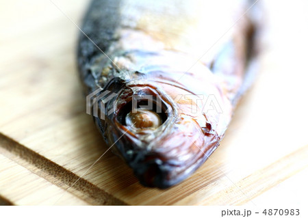 Smoked Fish Isolated On White Smoked Fish Isolated On White 4870983