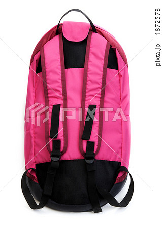 Red backpack with black straps Red backpack with black straps 4872573