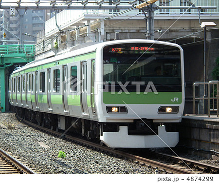 山手線 E231系 内回り 鶯谷駅 山手線 E231系 内回り 鶯谷駅 4874299