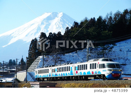 富士山とフジサン特急 4875399
