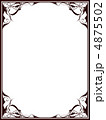 飾り枠18（茶） 4875502