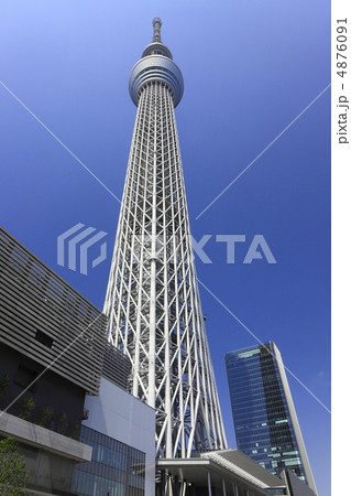 東京スカイツリータウンが見える風景 4876091