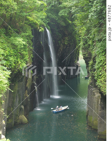 高千穂峡　真名井の滝 4877682