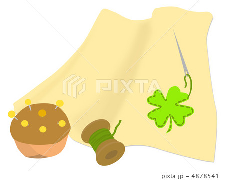 裁縫 クローバーのアップリケ 裁縫 クローバーのアップリケ 4878541