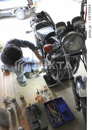 修理kawasaki750LTD 4878994