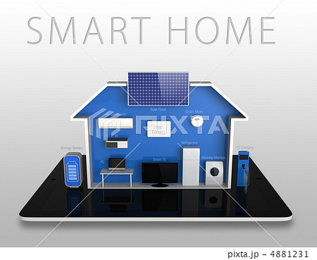 スマートホームコンセプト（英語注釈） 4881231