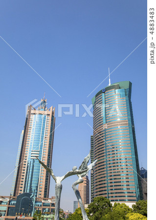 上海 浦東地区 近代ビル群 上海 浦東地区 近代ビル群 4883483