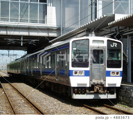 水戸線　415系　友部駅 4883673