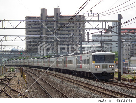 特急あかぎ　185系　回送　蕨駅 4883845