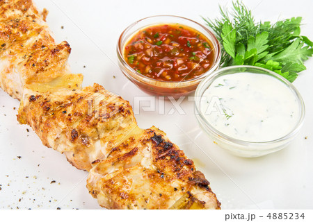 Grilled chicken kebab Grilled chicken kebab 4885234