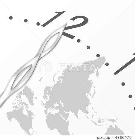 時間と世界地図 4886476