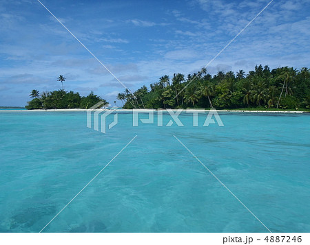 クック諸島、アイツタキ島のラポタアイランド クック諸島、アイツタキ島のラポタアイランド 4887246