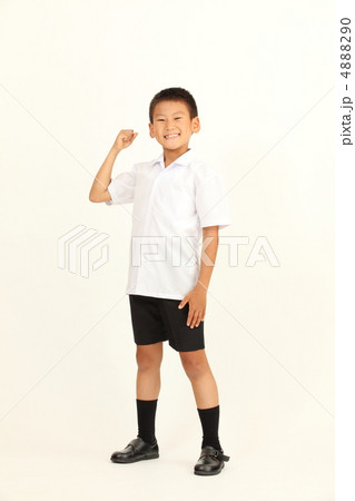 ガッツポーズの男の子 ガッツポーズの男の子 4888290
