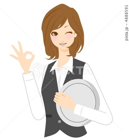 ウエイトレス　OK 4888591