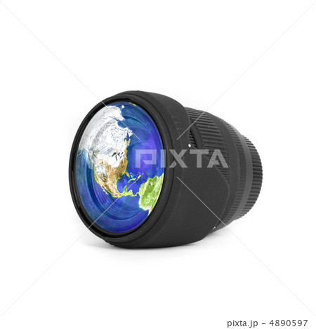 Earth at lens 4890597