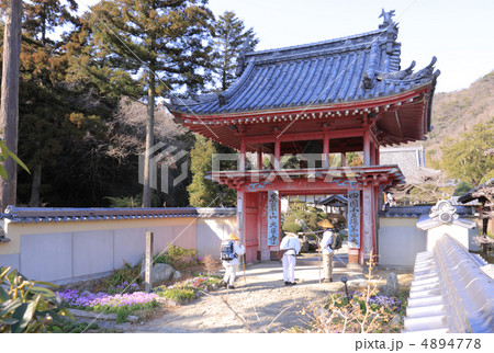 四国霊場第4番札所「大日寺」山門（鐘楼門） 4894778