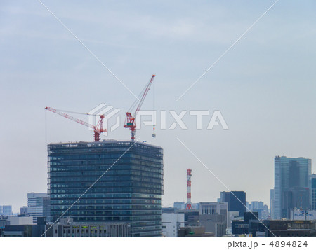 建設中のビル 4894824
