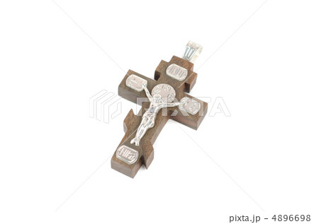 silver and wooden cross silver and wooden cross 4896698