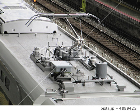 ２８７系　くろしお用　落成試運転時　パンタ周り 4899425