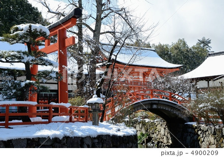 雪景色の下鴨神社 雪景色の下鴨神社 4900209