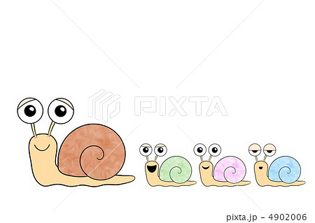 カタツムリの親子 カタツムリの親子 4902006