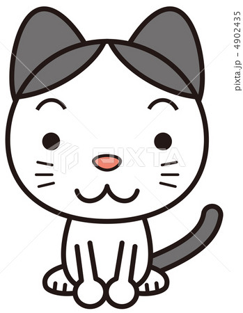 お座り猫のイラスト素材