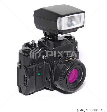 aging camera on white background 4903648
