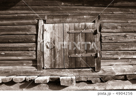 wooden door in rural barn, sepia wooden door in rural barn, sepia 4904256