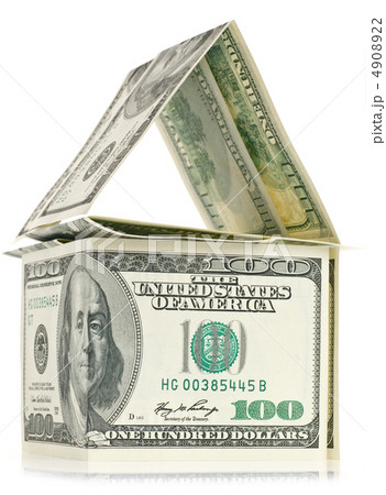 Dollar - the house with reflection Dollar - the house with reflection 4908922