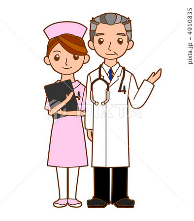 医者と看護師のイラスト素材