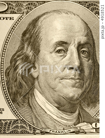Franklin closeup old portrait 4918521