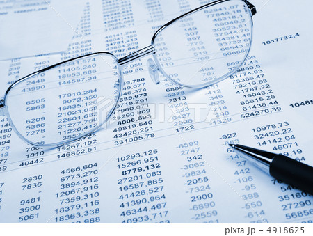 The financial report. Blue tone The financial report. Blue tone 4918625