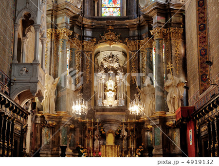 Interior of ancient church 4919132