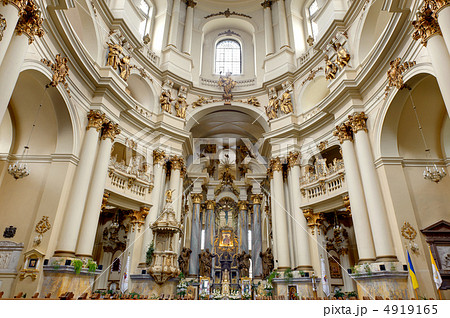 Interior of ancient church 4919165