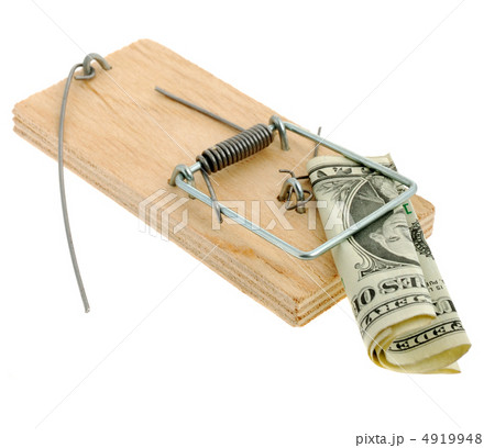Mousetrap with dollar 4919948