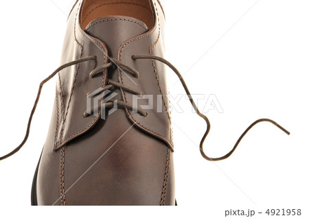 Man's shoes from a brown leather 4921958