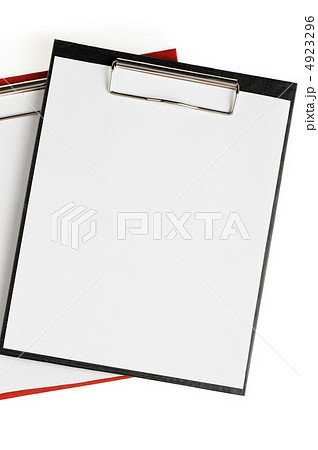 two folder for papers with empty blank 4923296