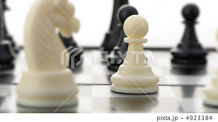 White chess pawn 4923384