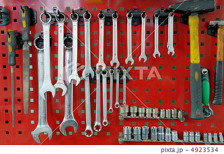 Set of the working tool at the stand 4923534