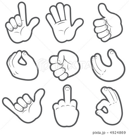 Cartoon Hands #2 4924869