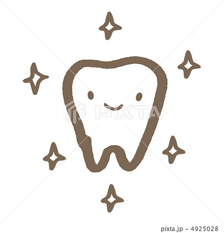 健康な歯のペン画 4925028