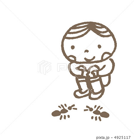 蟻と子供のイラスト素材 4925117 Pixta
