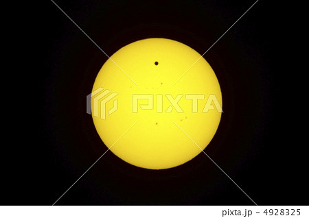 太陽のほくろ　金星　太陽面通過 4928325