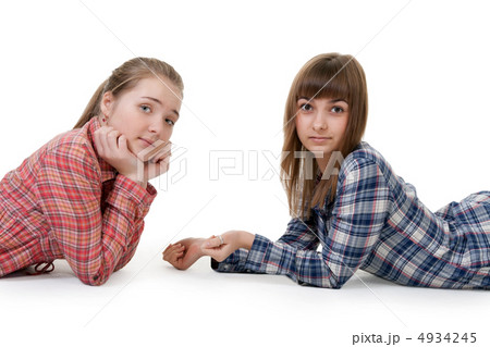 Two young beautiful girls Two young beautiful girls 4934245