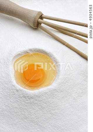 Flour and eggs ready for mixing Flour and eggs ready for mixing 4934563