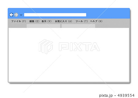 ウェブブラウザのイラスト素材