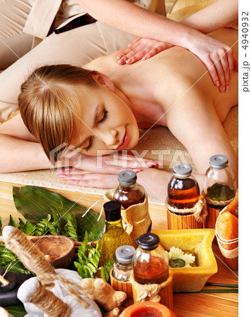Massage in beauty spa. Massage in beauty spa. 4940932