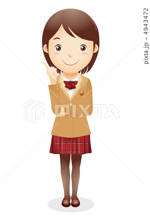 女子学生イラスト 4943472