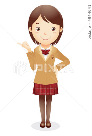 女子学生イラスト 4944641