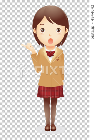 女子学生イラスト 4944642